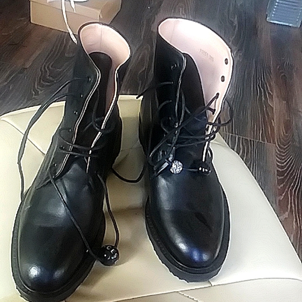 Dear Frances womens vegan combat boot